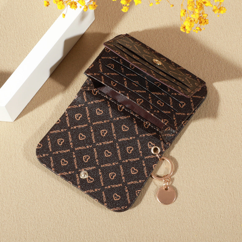 Women's Stylish Classic Printing Multifunctional Clutch Ladies Wallets