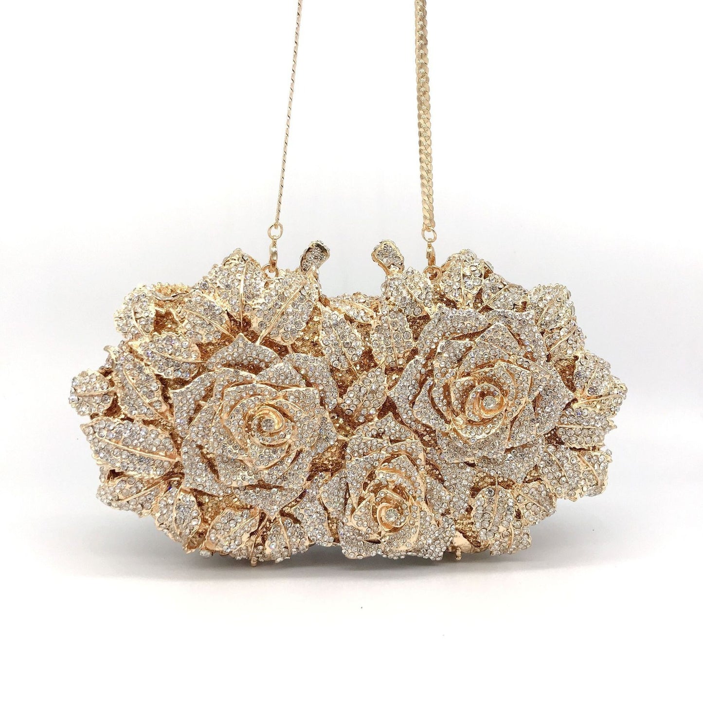 Women's Spring Luxury Fashion For Dinner Rose Shape Evening Bags