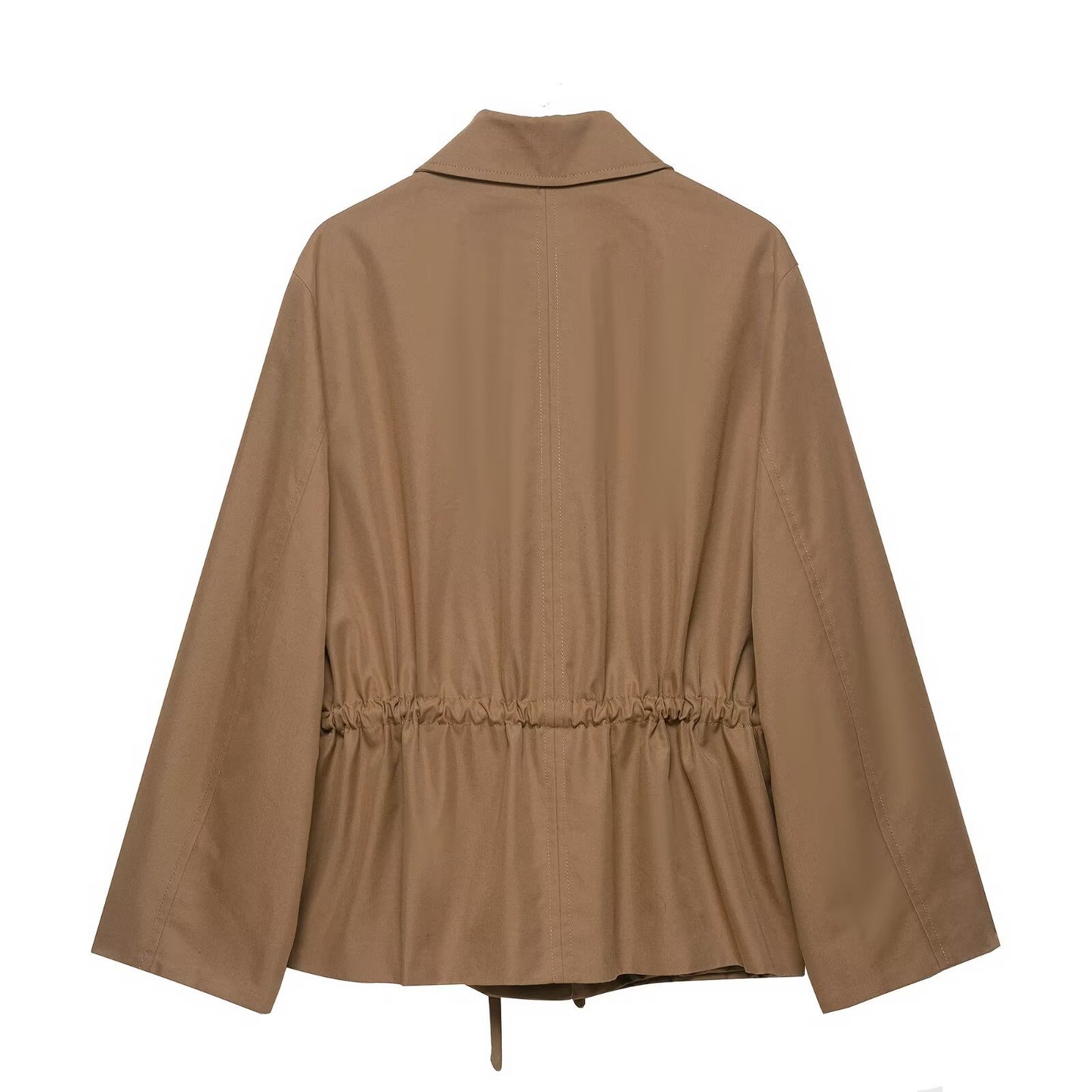 Women's Homemade Fashionable Adjustable Waist Parka Coats