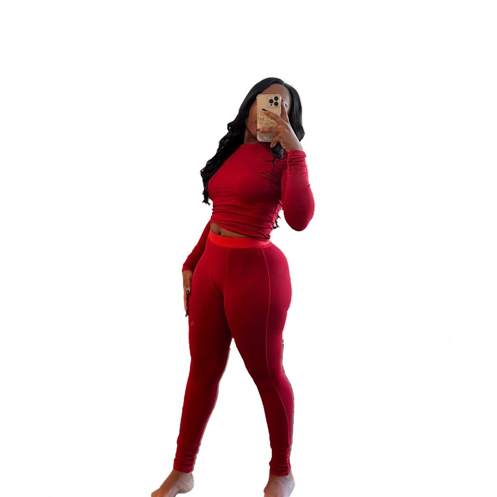 Women's Sports Sunken Stripe Stretch Yoga Suits