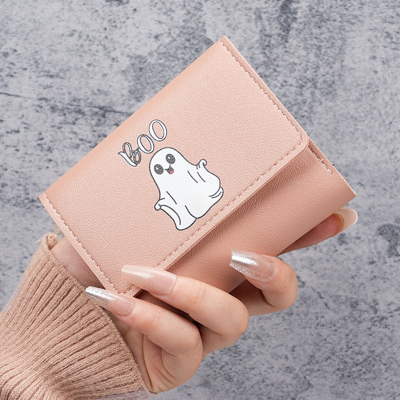 Women's Personality Short Three-in-one Trend Mini Ladies Wallets