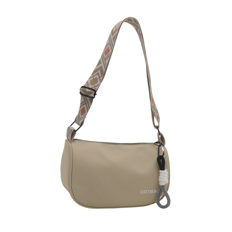 Women's Unique Attractive Canvas Dumpling Broadband Shoulder Bags