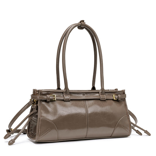 Women's Leisure Easy Matching Retro Oil Wax Skin Crossbody Bags