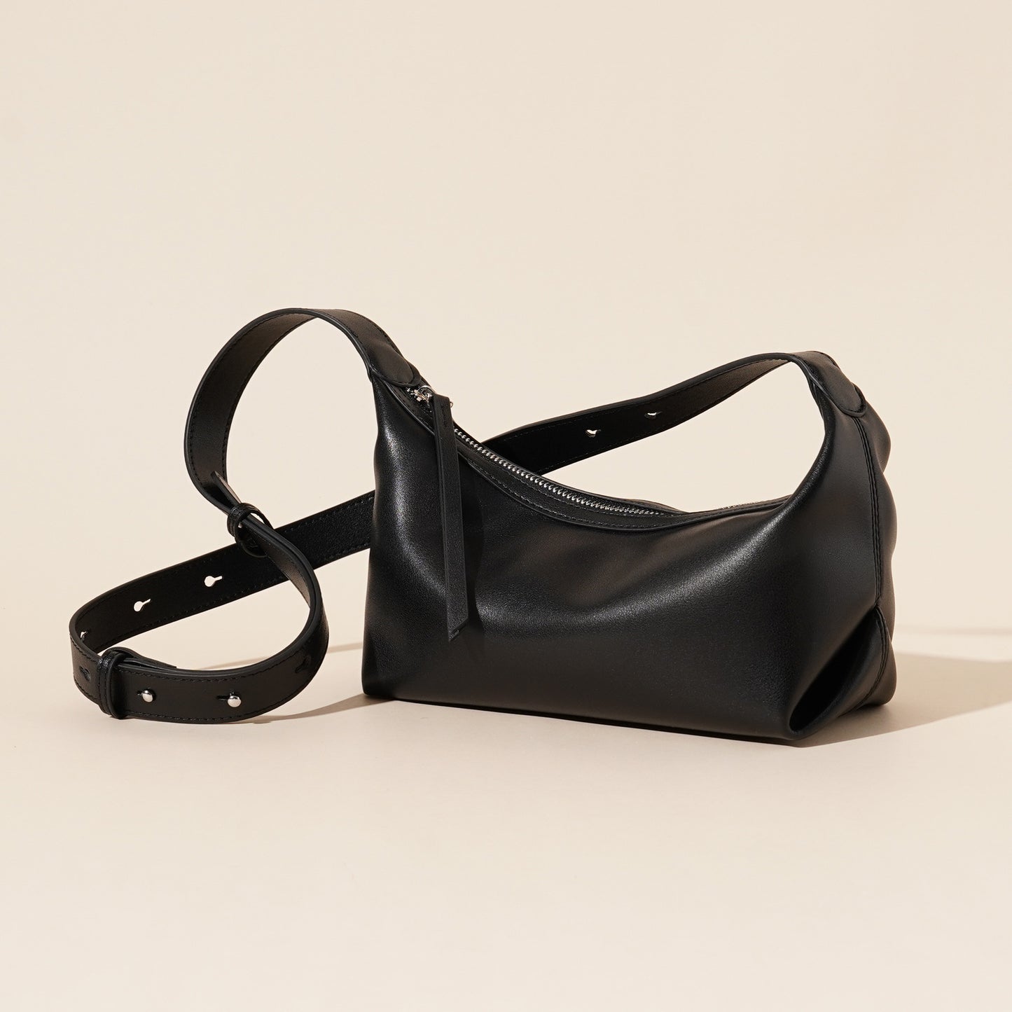 Dumpling Design Fashion Genuine Leather Underarm Bags