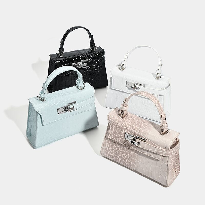 Kelly Niche Exquisite Crocodile Pattern High Sense Handbags