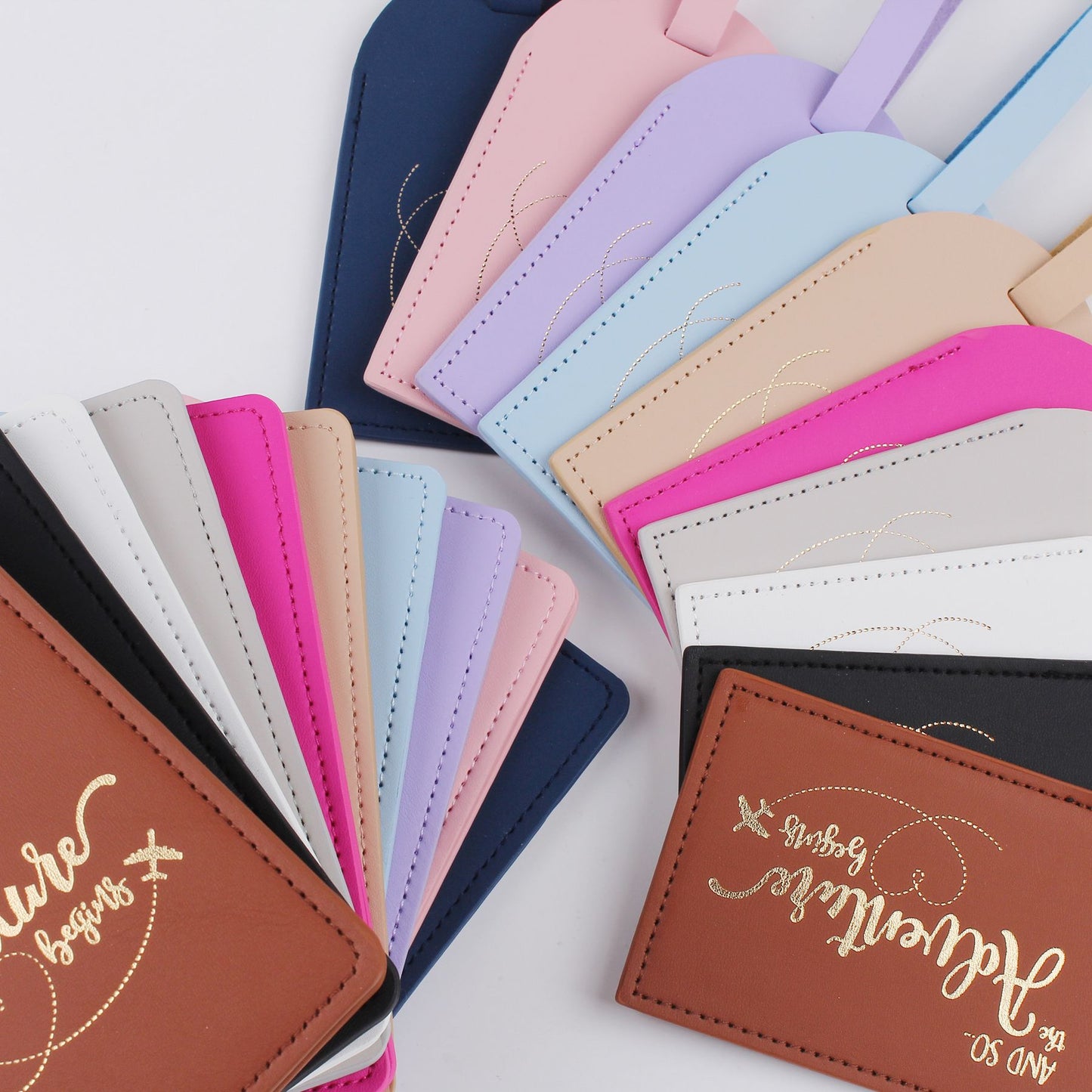 Selection Hot Leather Credentials Storage Tag Id Package