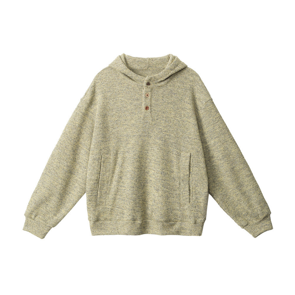 Women's & Men's & American Retro Loose Hooded Lazy Pullover Sweaters