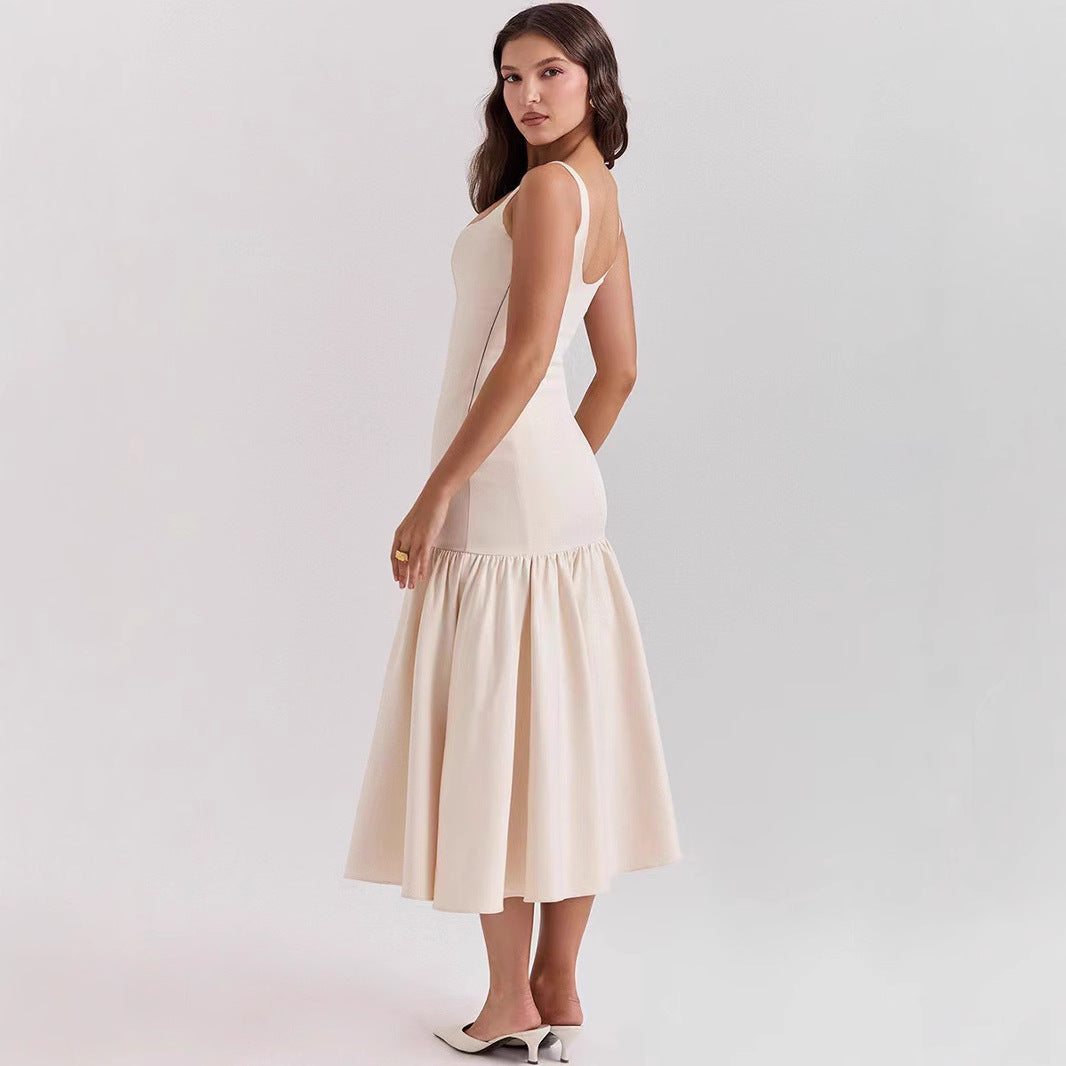 Women's Backless Loose Temperament French Popular Today Fashion Summer Dresses
