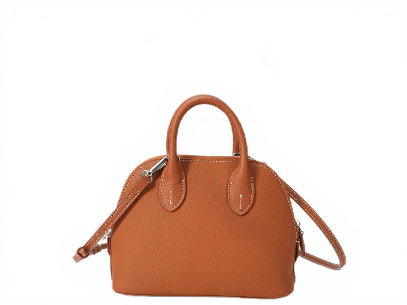 Women's Cowhide Bowling Commuter Genuine Leather High-grade Handbags