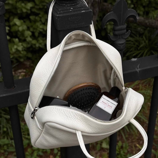 Women's Layer Cowhide Portable Fashionable Simple Handbags