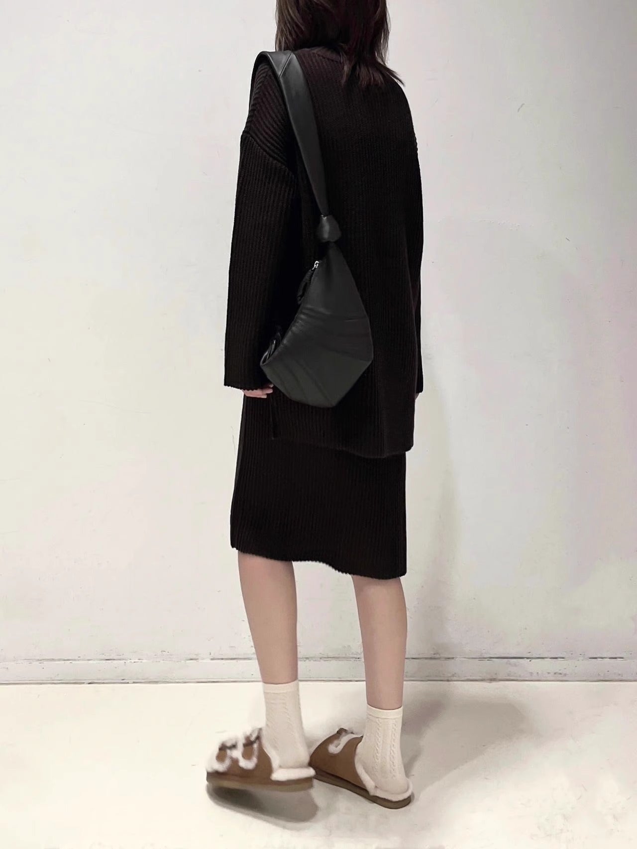 Women's Croissant Sheepskin Niche French Style Dumpling Bags