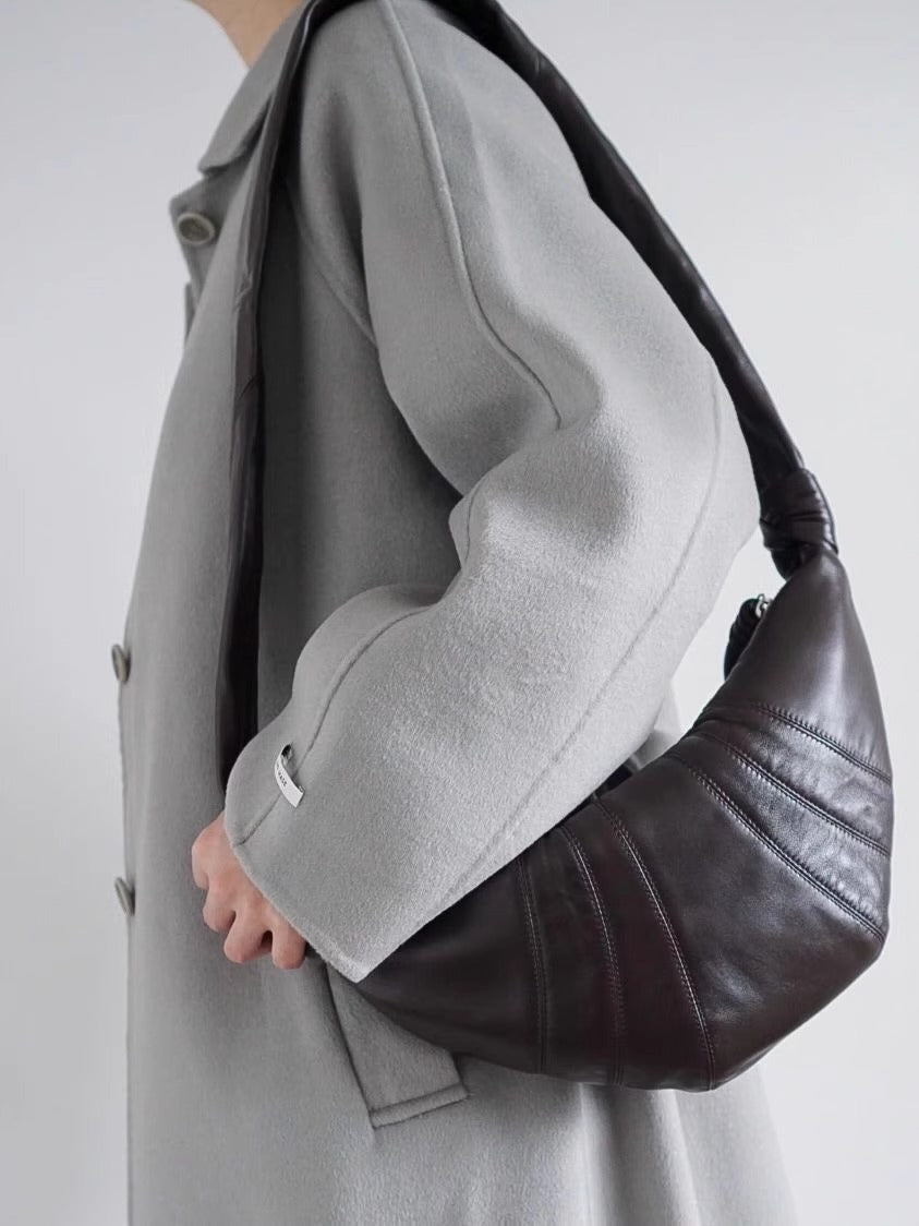 Women's Croissant Sheepskin Niche French Style Dumpling Bags