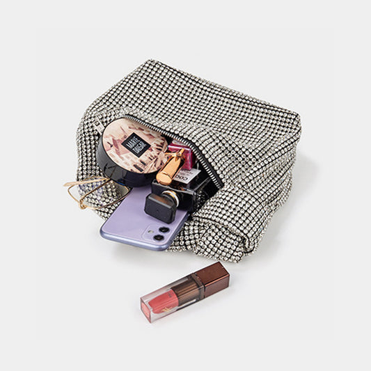 Women's Design Diamond Full Underarm Knotted Dinner Bags