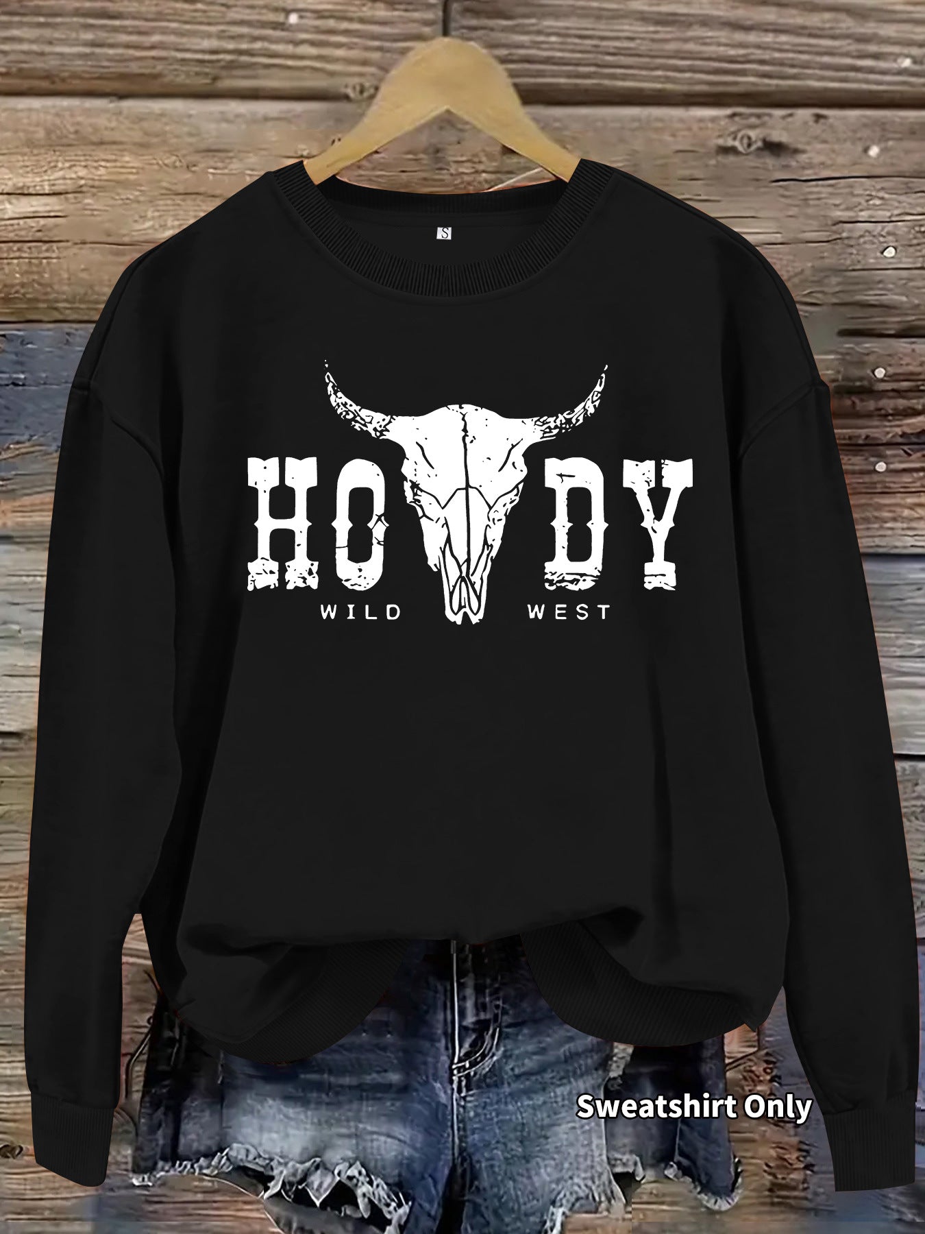 Women's Loose Casual Nomadic Cattle Printed Wear Sweaters