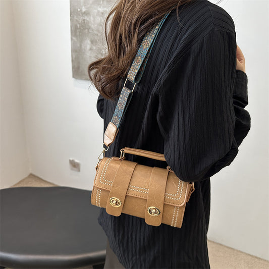 Women's Niche Retro Fashionable Trendy Portable Boston Shoulder Bags