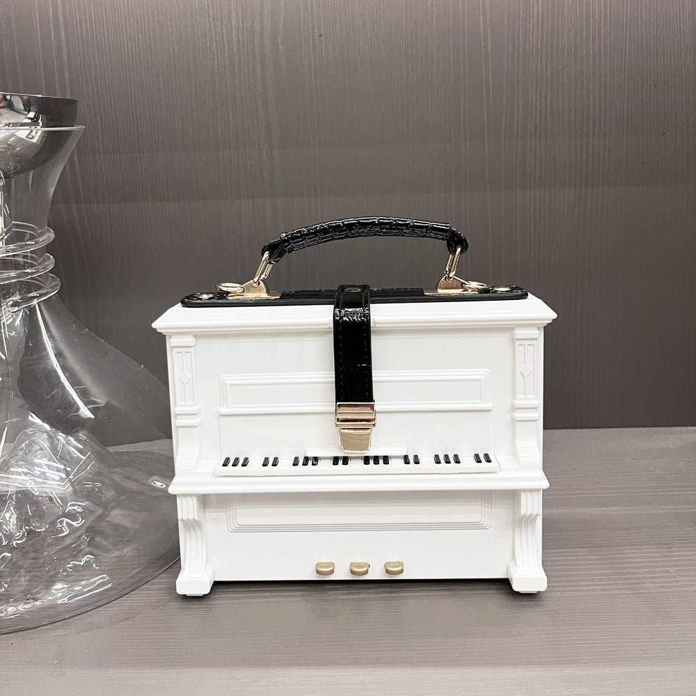 Trendy Glamorous Women's Piano Acrylic Box Handbags