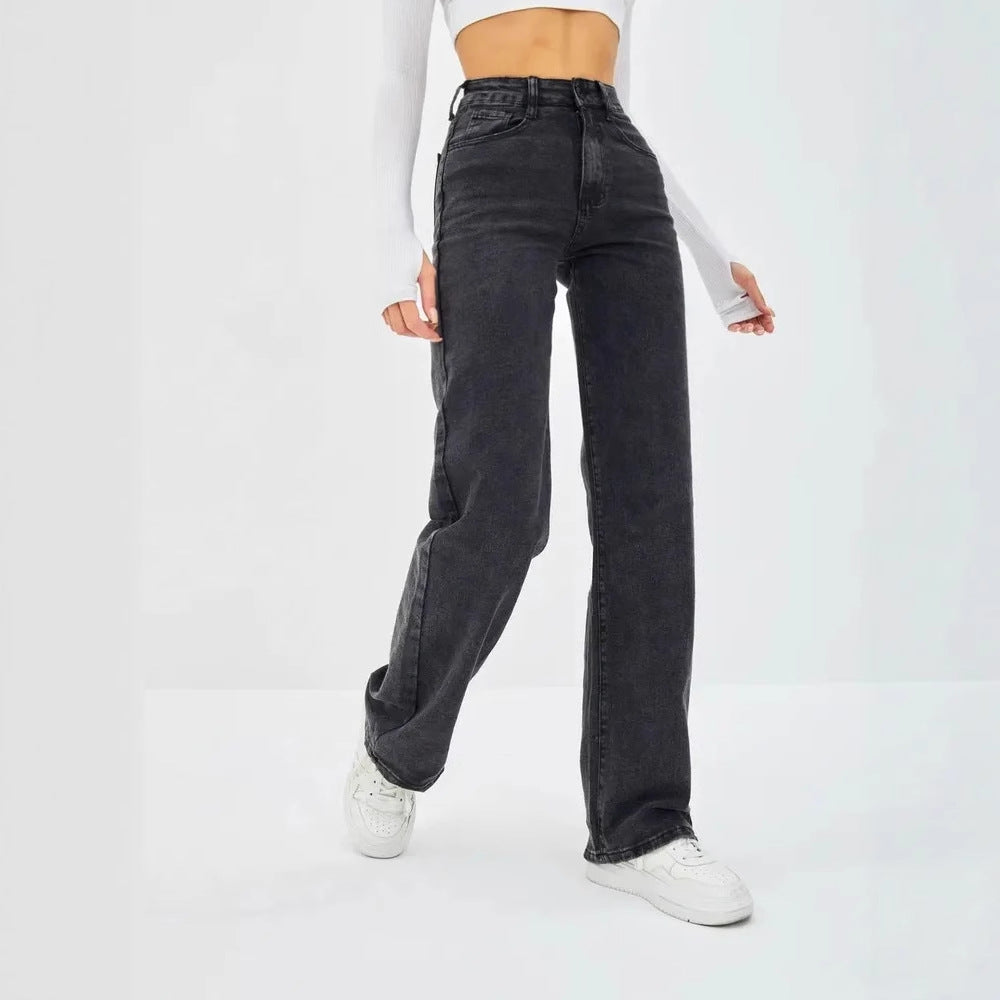 Women's New Charming Creative Russian Mop Jeans