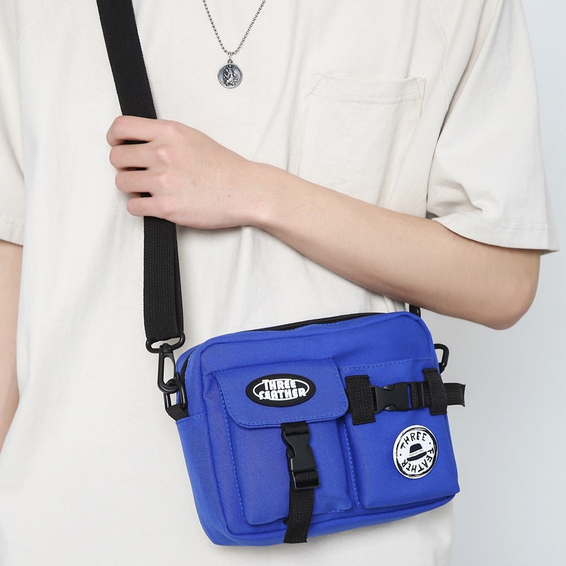 Men's Fashion Versatile Multifunctional Nylon Cloth Men's Shoulder Bags
