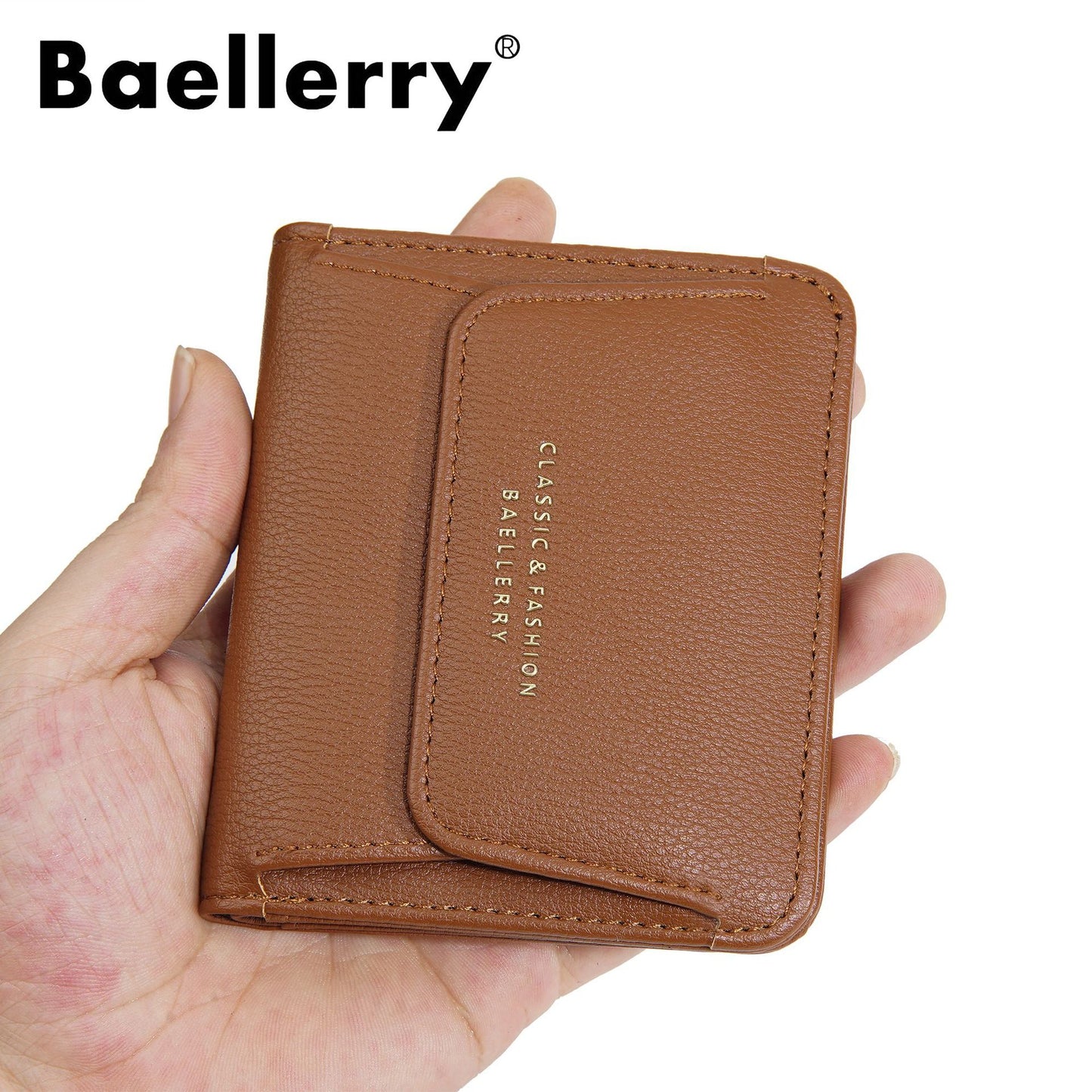 Women's Solid Color Multiple Slots Style Fashion Ladies Wallets