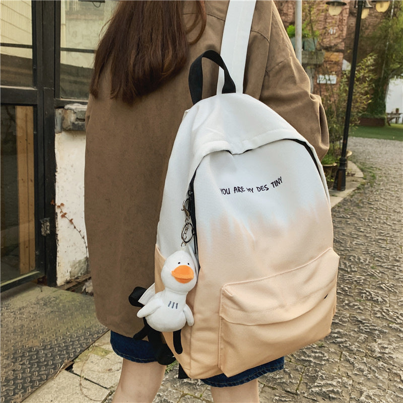 Boys Design Sense Niche Style Lightweight Middle School Students' Schoolbags