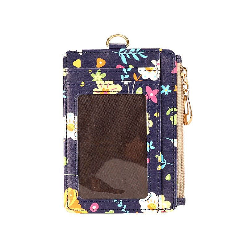 Modern Storage With Zipper Color Change Card Holder