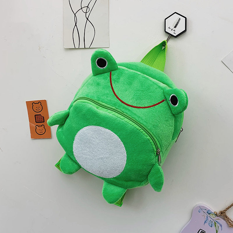 Classy Cute For Boys Cartoon Plush Backpacks