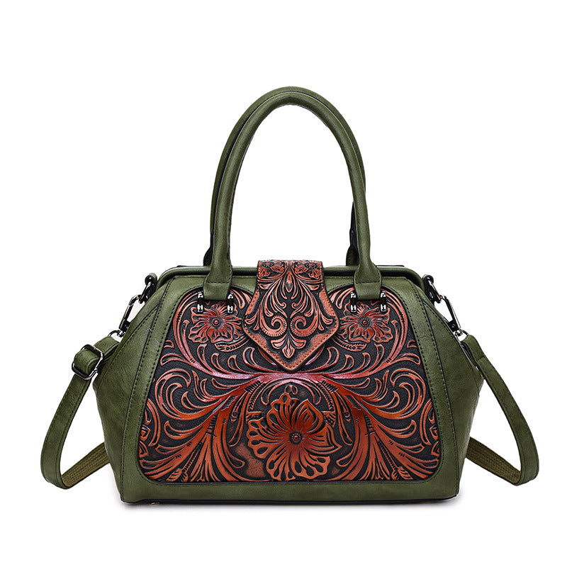 Trendy Women's Retro Simple Large Capacity Handbags