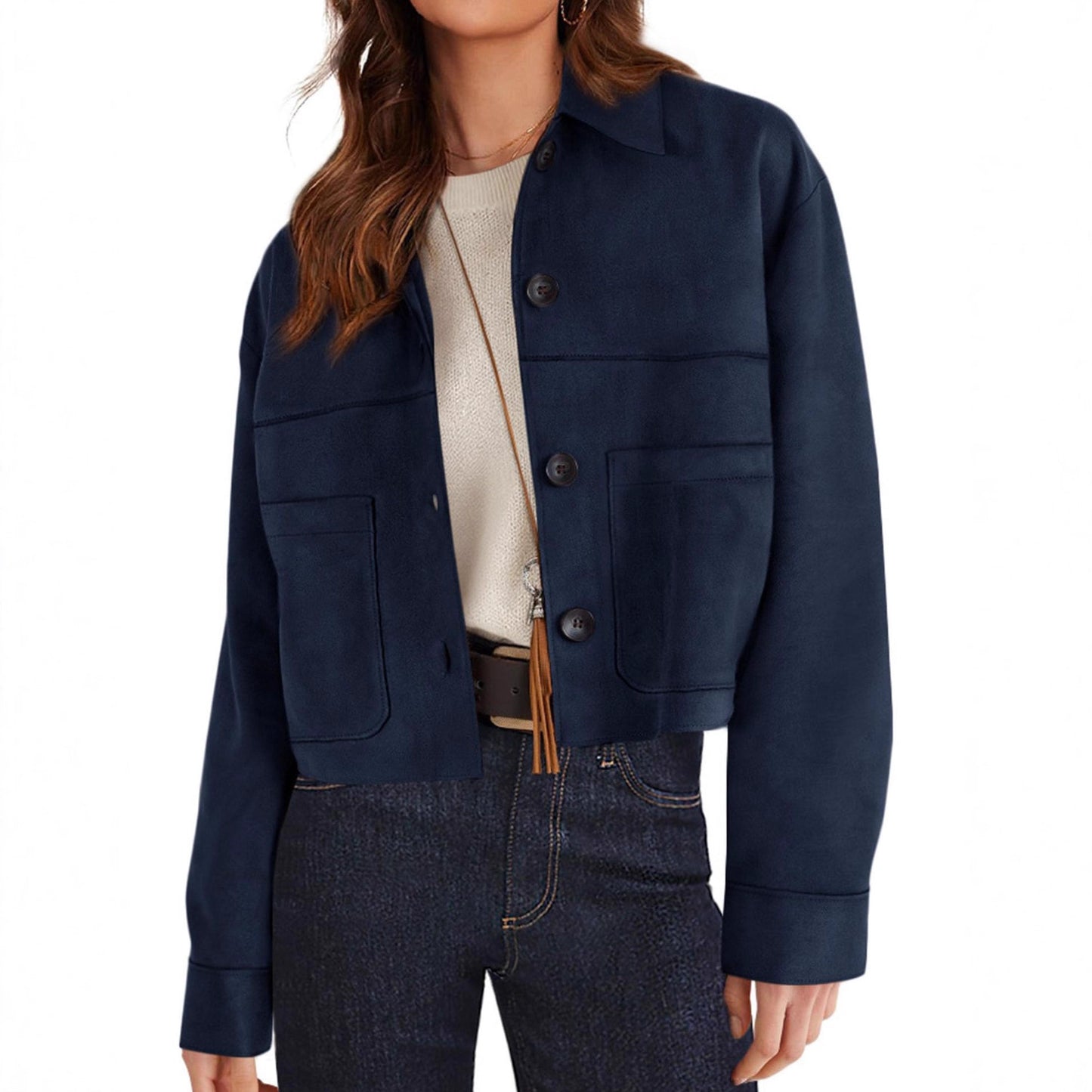 Women's Winter Suede Casual Lightweight Autumn Fashion Clothing