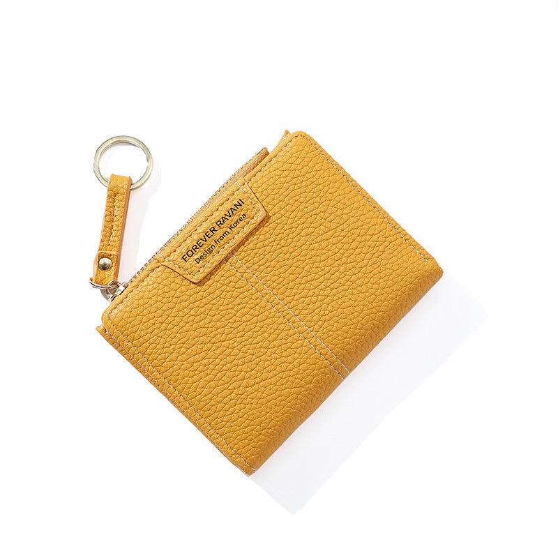 Women's Short Simple Clutch Folding Fashion Solid Ladies Wallets