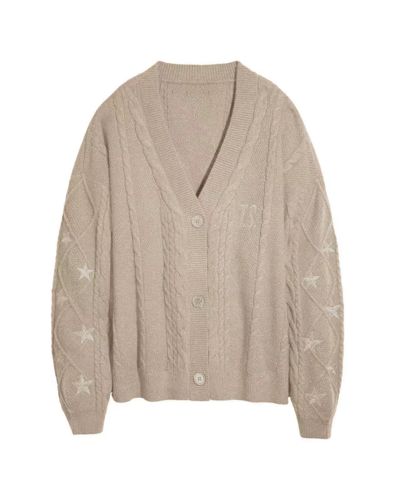 Moldy Taylor Orange Embroidery Loose Idle Sweaters
