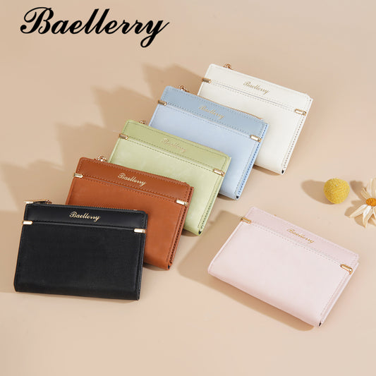 Women's Short High Sense Multiple Slots Pocket Ladies Wallets