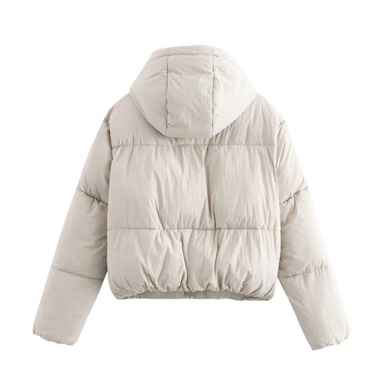 Women's Glamorous Street Fashion Hood Thick Coats
