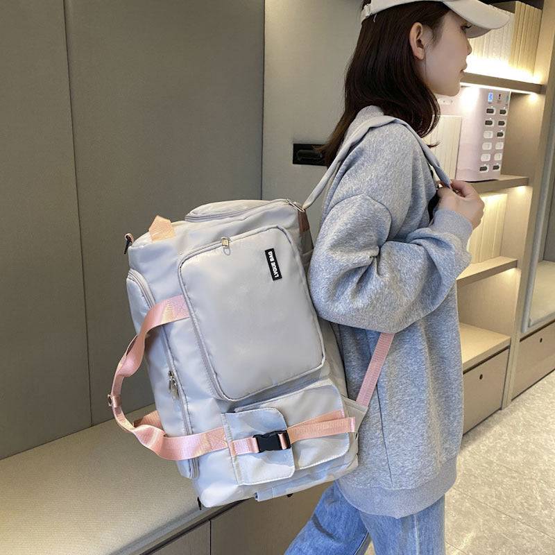 Women's Large Capacity Training Fitness Portable Short Travel Bags