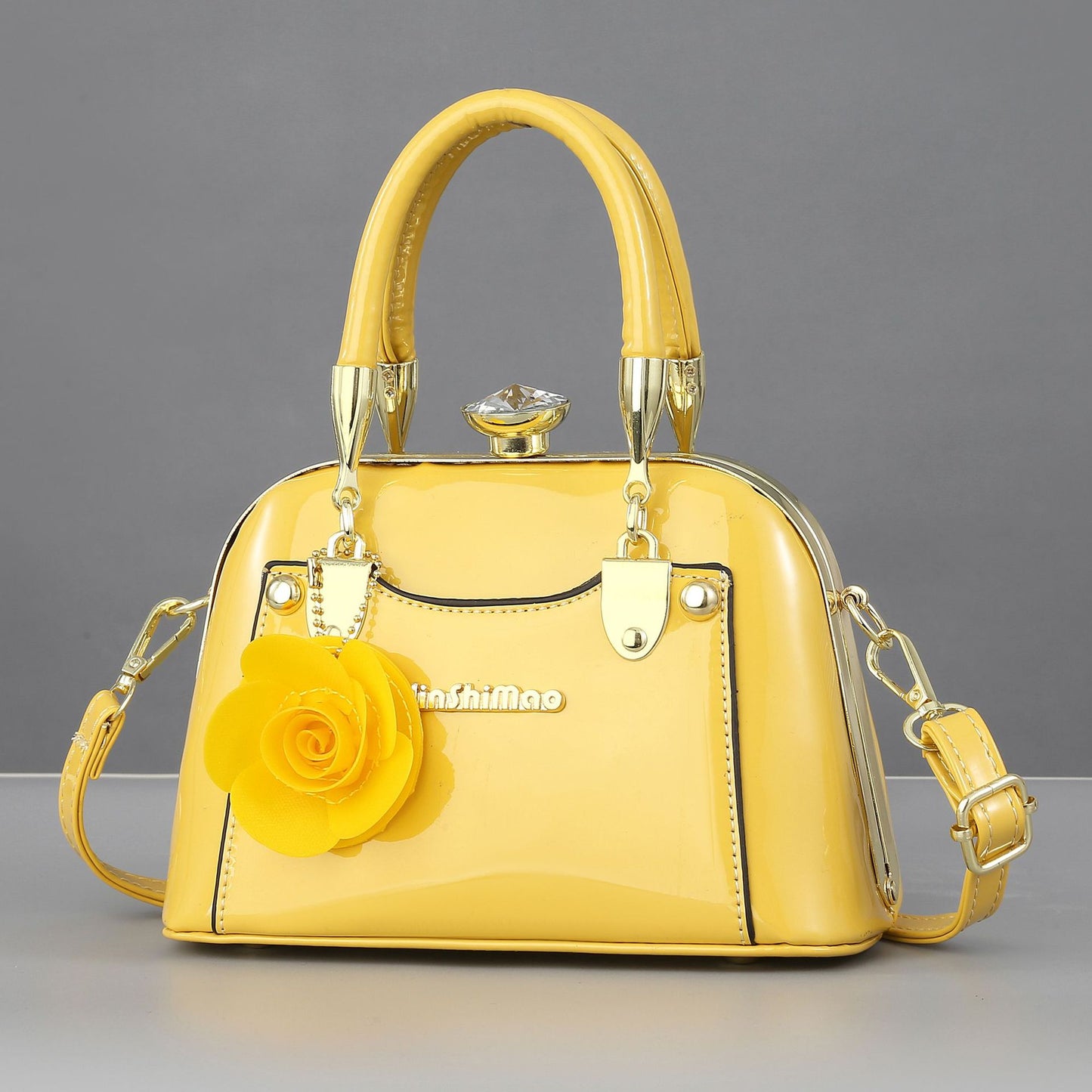 Women's Trendy Steel Frame Shell Mini Shoulder Bags