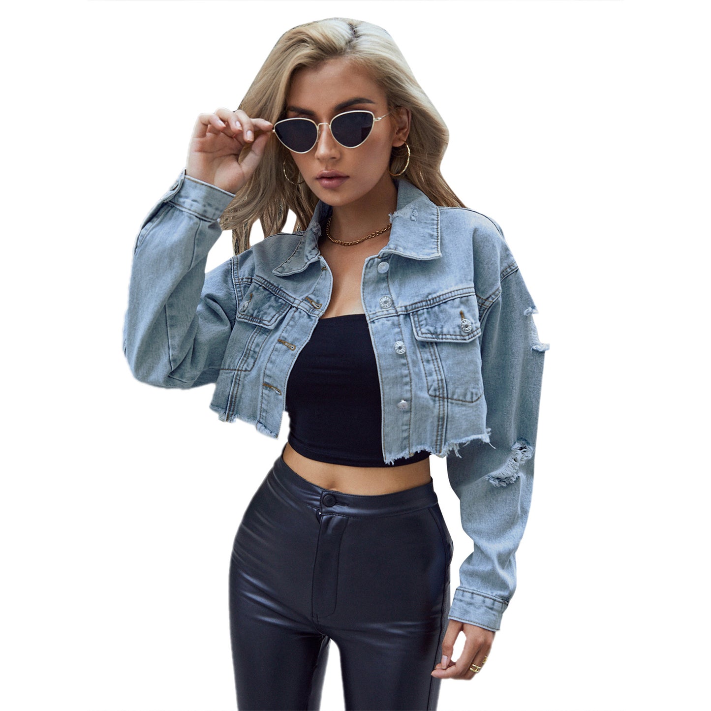 Women's Classic New Casual Fashion Denim Jackets