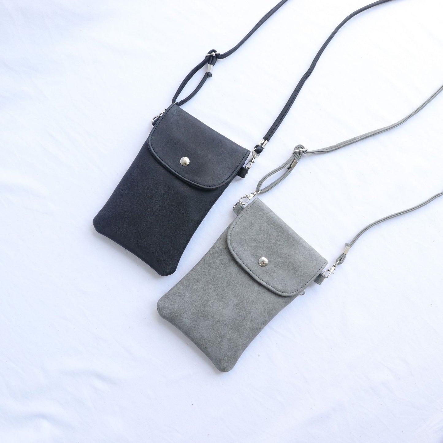 Solid Color Female Mobile Simple Mini Phone Bags