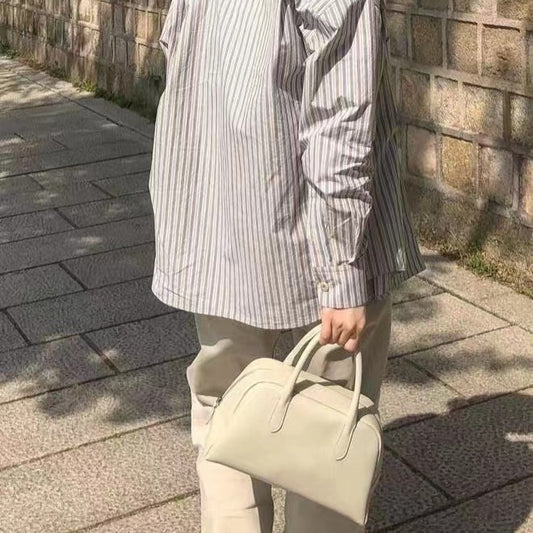 Women's Korean Style Niche Boston Leather Fashion Handbags