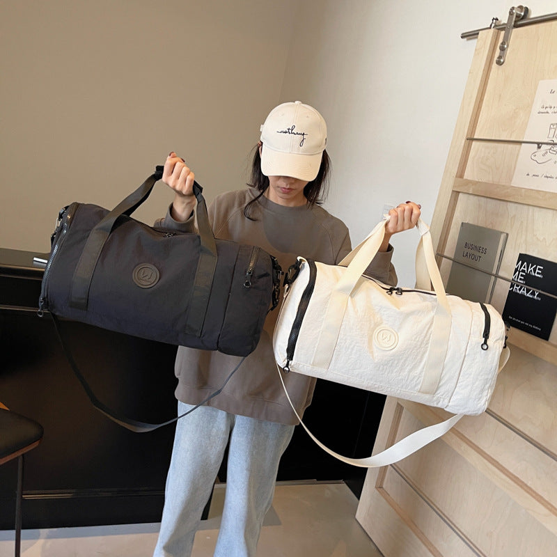 Large Capacity Out Fashion Solid Color Dry Travel Bags