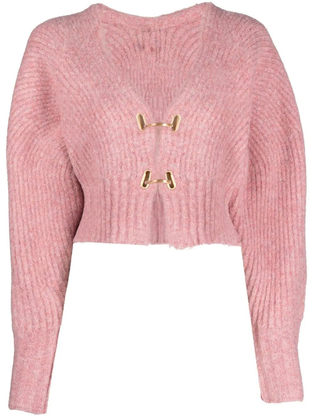 Women's Glamorous Pretty Knitted Metal Button Sweaters