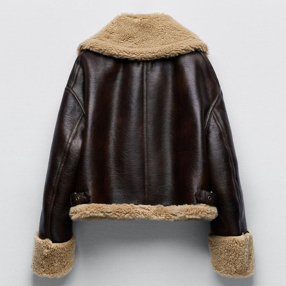 Women's New Winter Artificial Fur Effect Coats