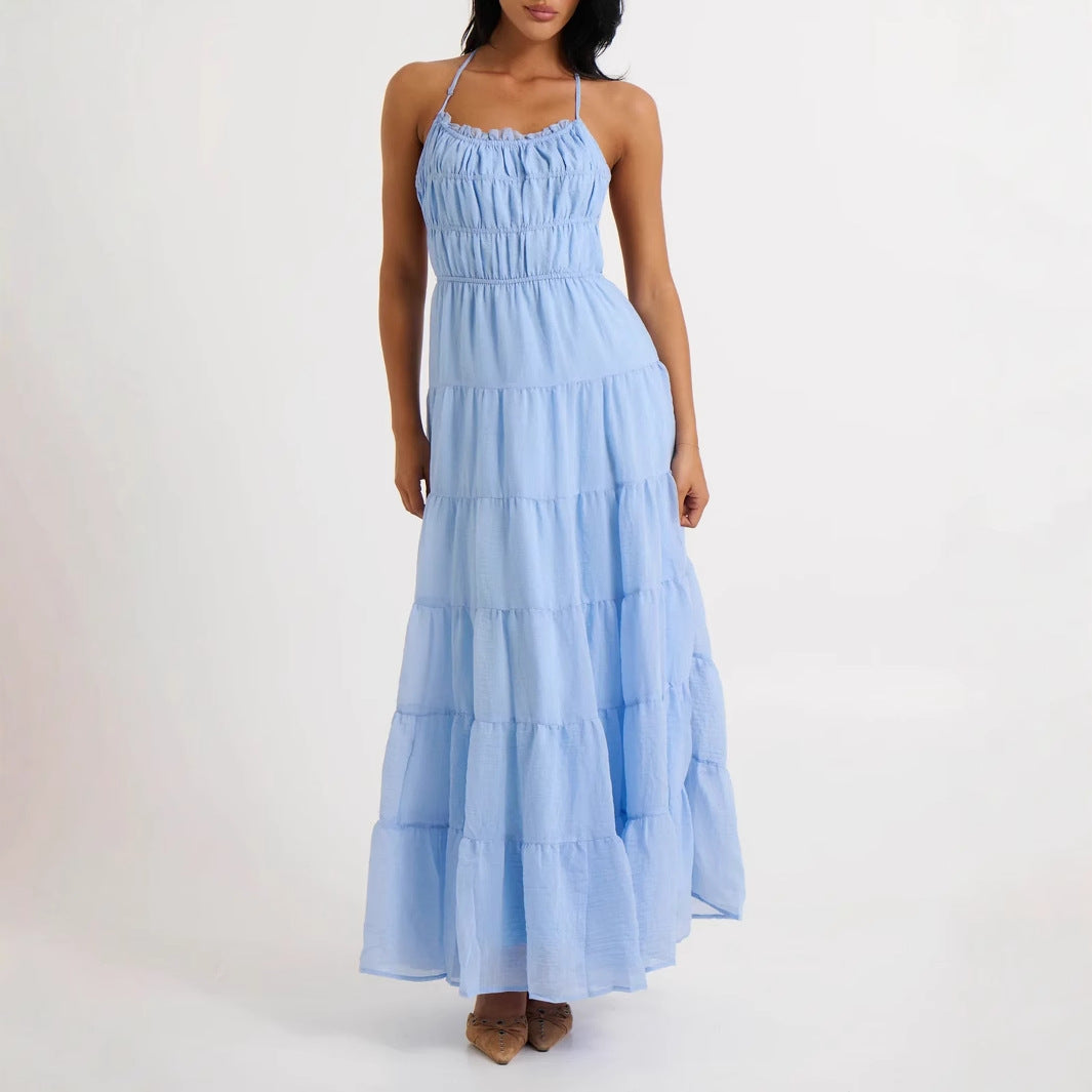 Women's Holiday Casual Style Sexy Halter For Dress