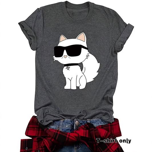 Fashion Sleeve Female White Sunglasses Cat Shorts