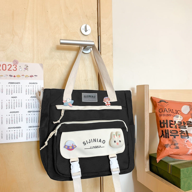 Female Burden Relief Spine Protection Junior High Middle School Students' Schoolbags