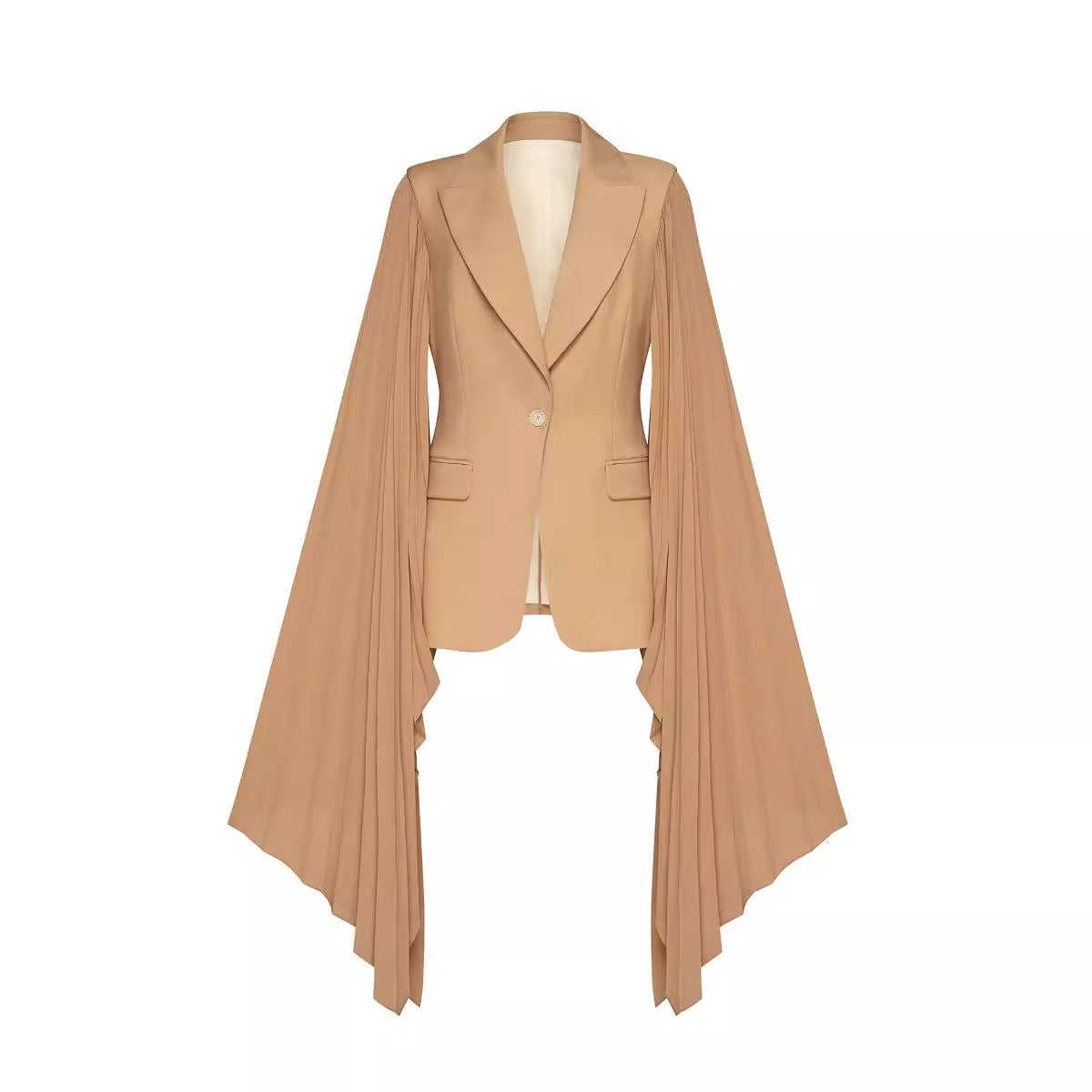 Women's Autumn Pleated Super Wide Loose Large Blazers