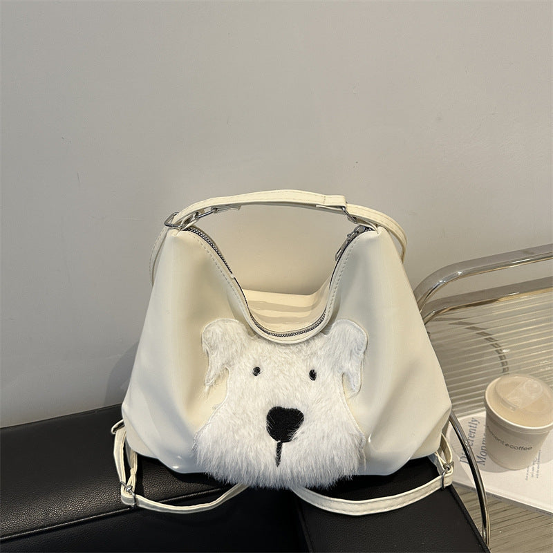 Women's Trendy Textured Simple Versatile Large Capacity Shoulder Bags