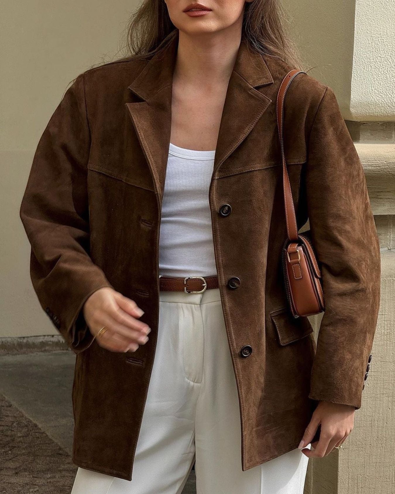Women's American Retro Casual Suede Bomber Jackets