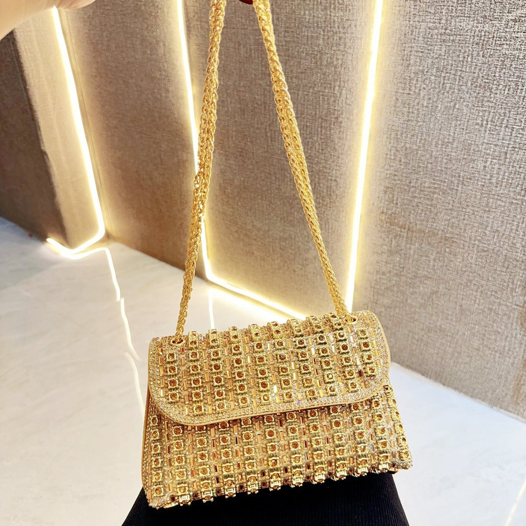 Fashion Elegant Red Bridal Wedding Banquet Clutch Evening Bags