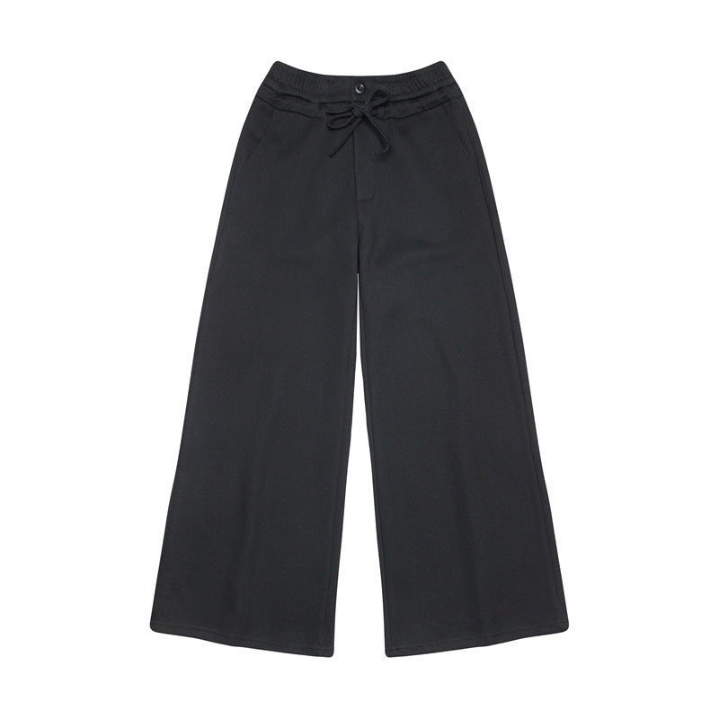 Women's Summer Long Mop Sports Trousers With An Waist Pants