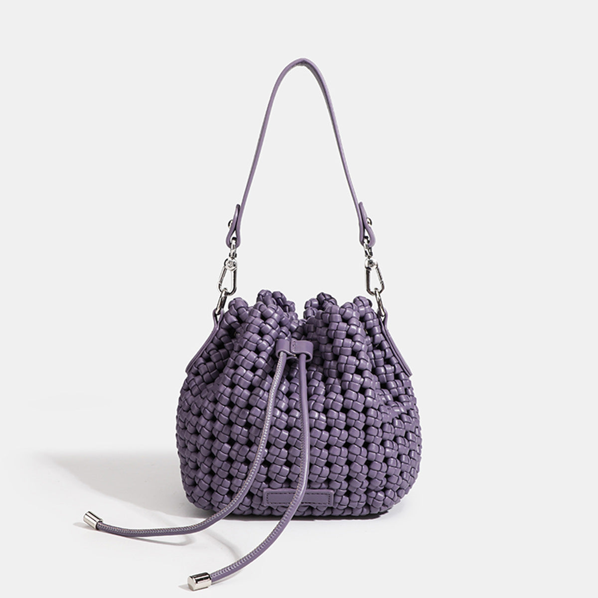 Women's Woven Drawstring Cross Body High-grade Bags