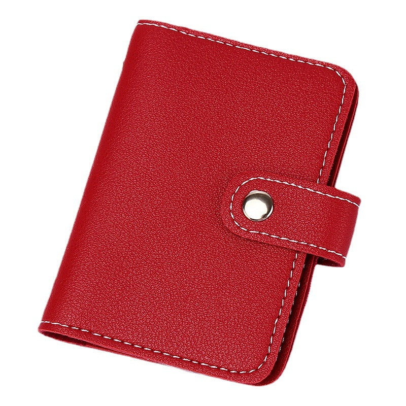Female Korean Simple Male Multiple Slots Card Holder